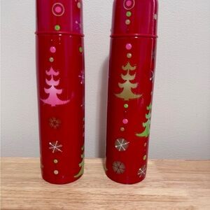 Vintage Starbucks Holiday Thermos Set (2) – Red Christmas – New/Unused